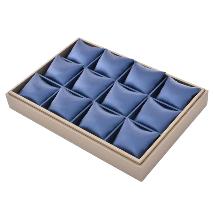 Multi Color Luxury Elegant PU Pillow Bangle Tray Display Packing