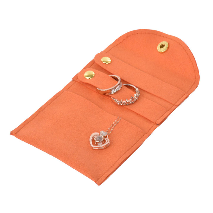 Elegant Multi Colors Microfiber Material Jewelry Package Pouches For Wedding Personal