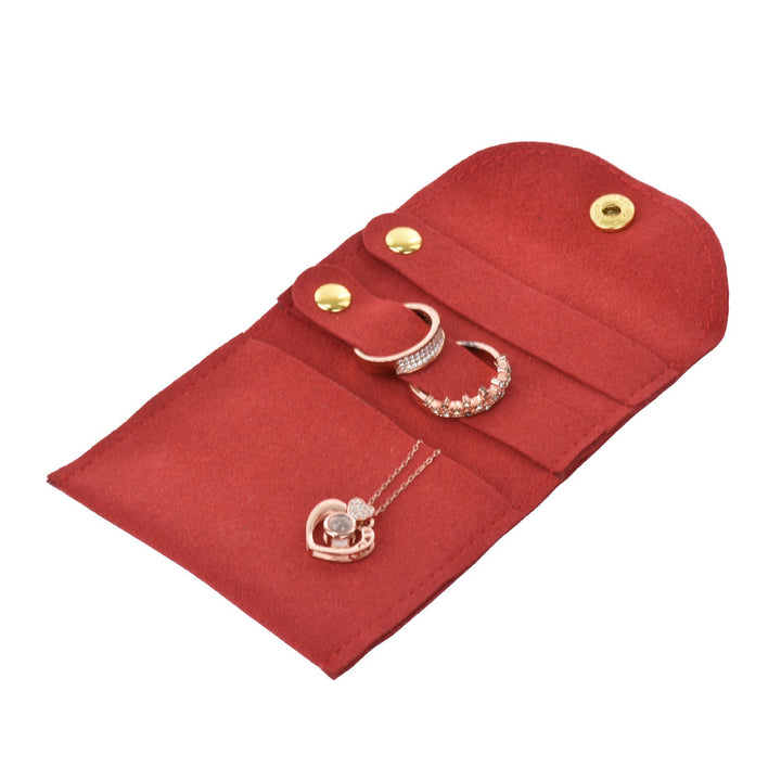 Elegant Multi Colors Microfiber Material Jewelry Package Pouches For Wedding Personal