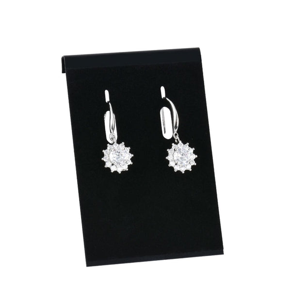 100pcs Black High Quality Dangle Earring Box with Flannel, Jewelry Earring Display(7.6*5.1cm)