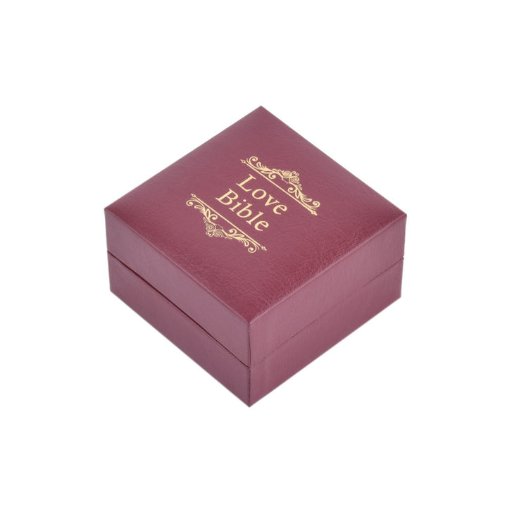 New Design Love Declaration Bible Big Book Shaped Jewelry Package Video Box Ring Box For Wedding