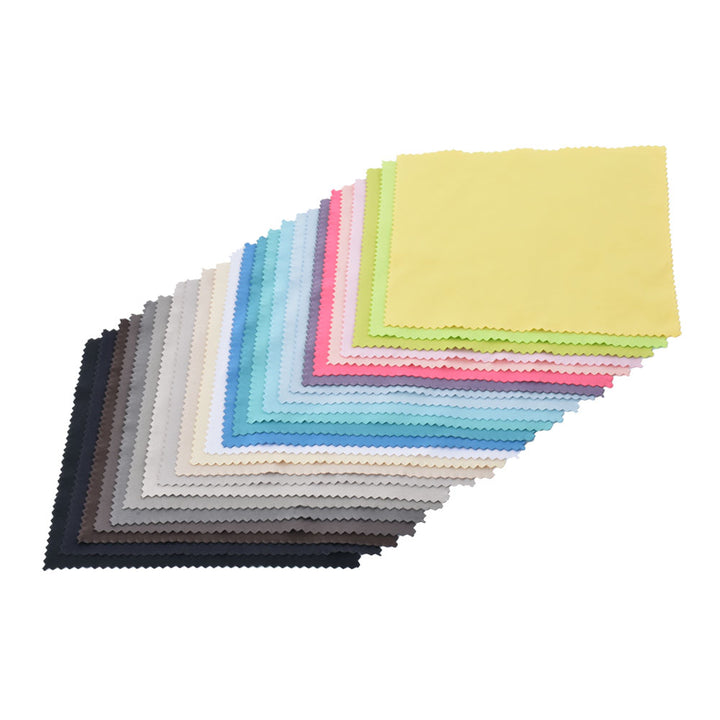 Multi Colors Square Shaped Elegant Velvet Materials Soft Cleaner Cloths For Jewelrys Clean